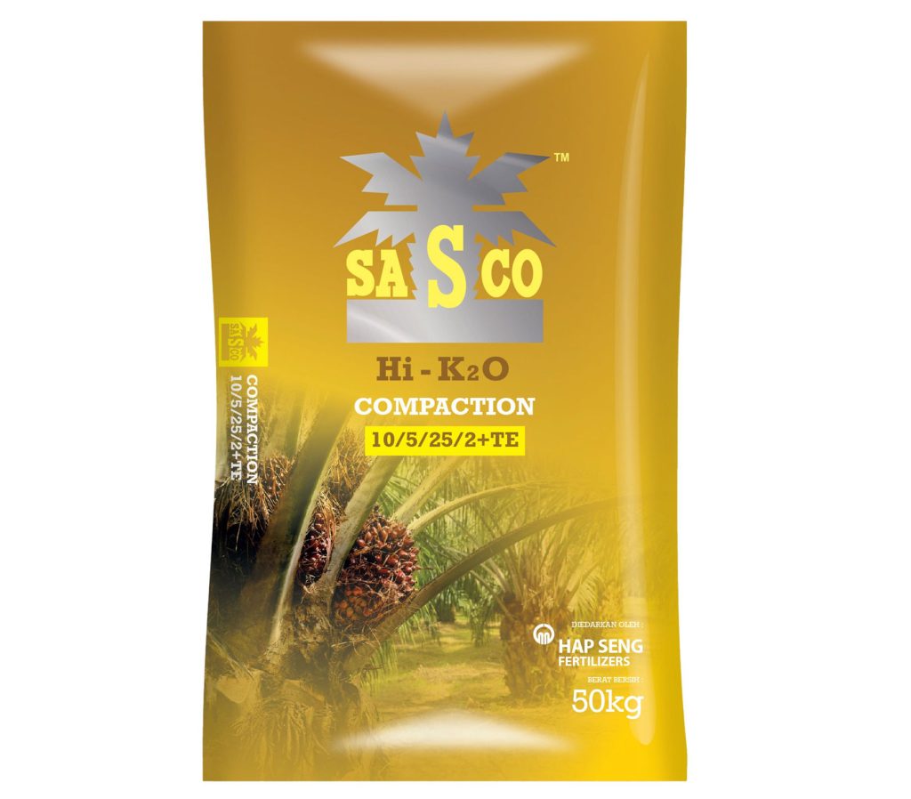 SASCO Compaction Hi-K2O - 10 / 5 / 25 / 2 + TE